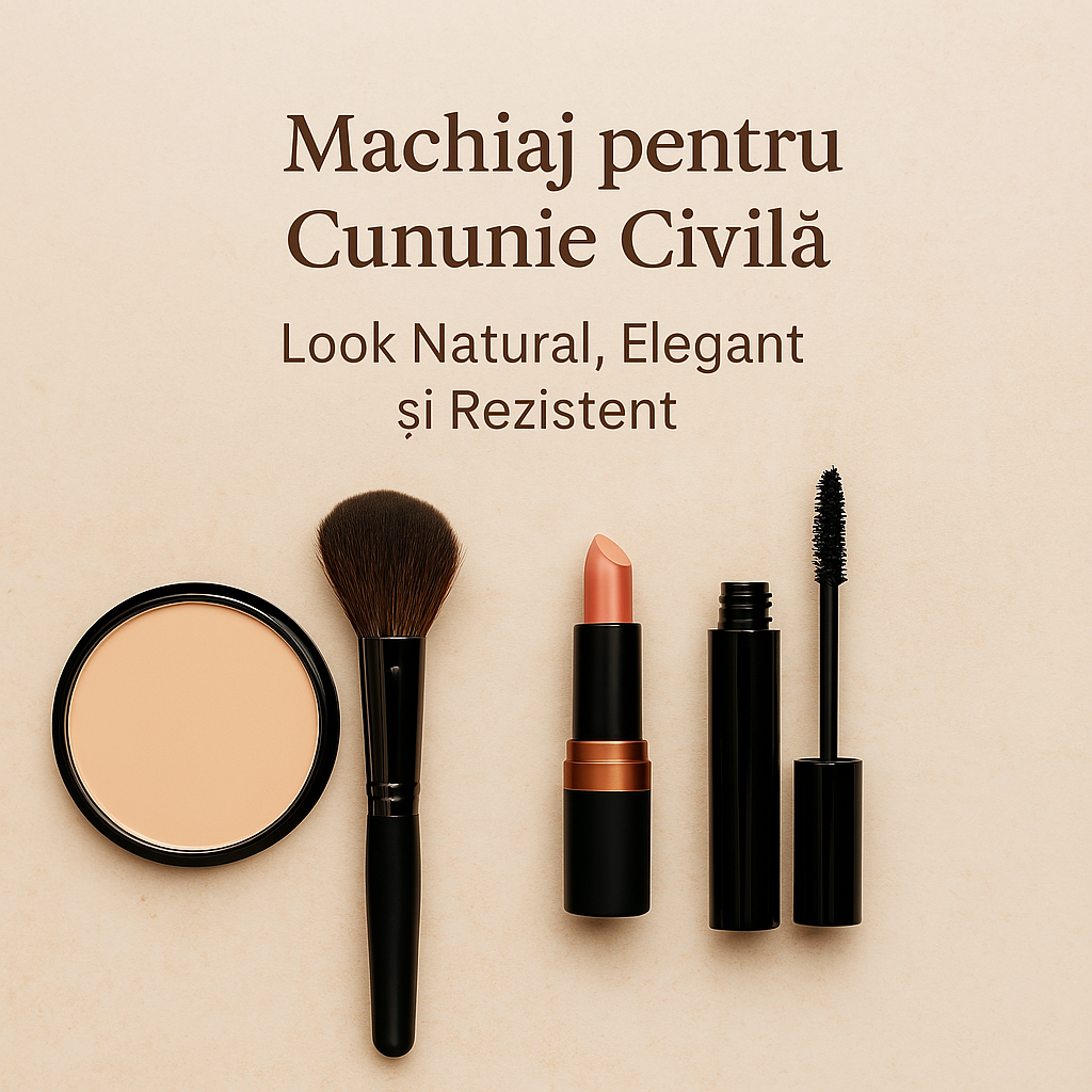 Machiaj pentru Cununie Civilă: Look Natural, Elegant și Rezistent-Anca Rosca