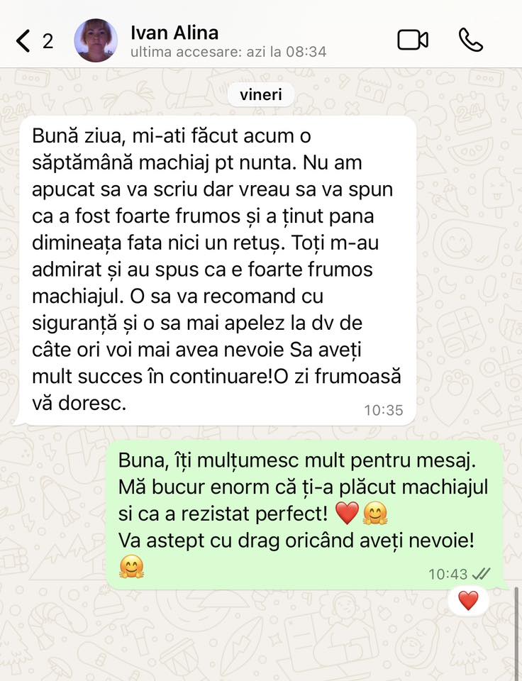 Ce spun clientele din Timișoara despre experiența lor la machiaj – Anca Rosca