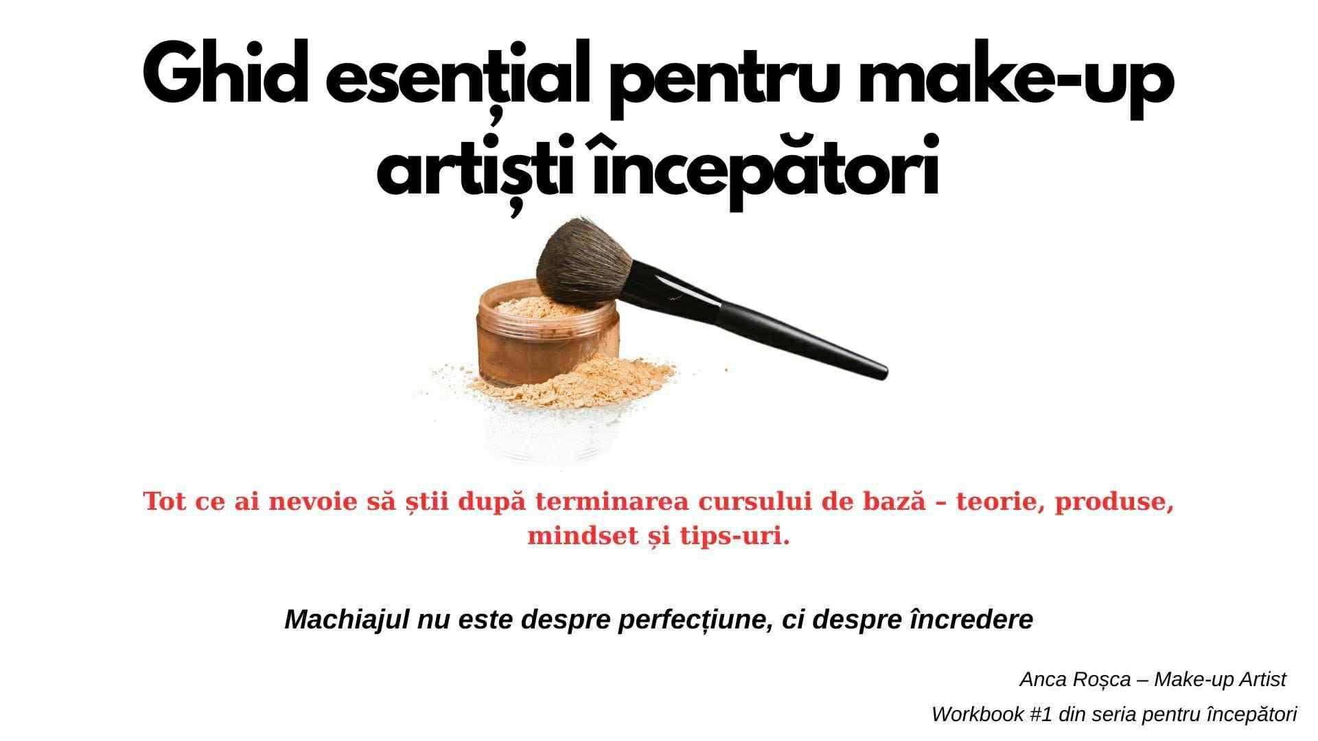 Ghid pentru Make-up Artiști [PDF] – strategie, promovare și trucuri practice