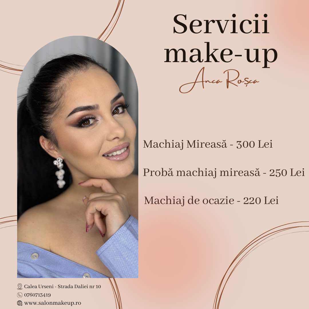 Machiaj Timisoara Anca Rosca - Pret